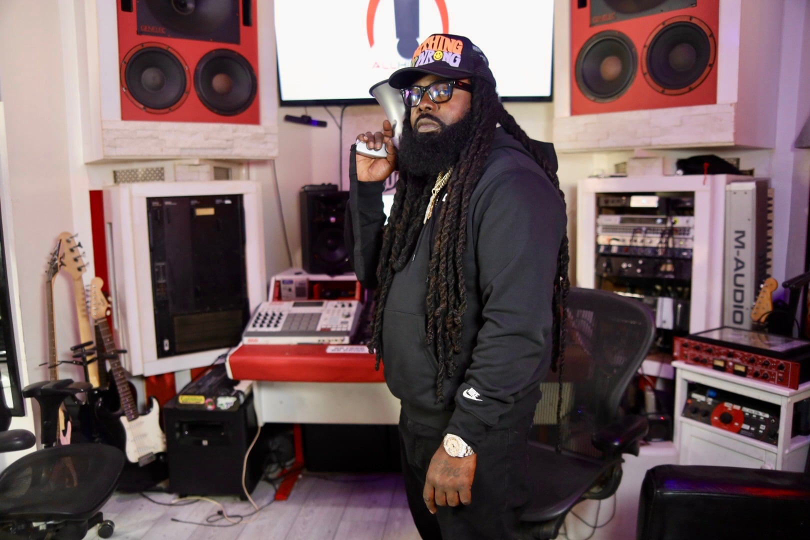 Moone Walker studio session