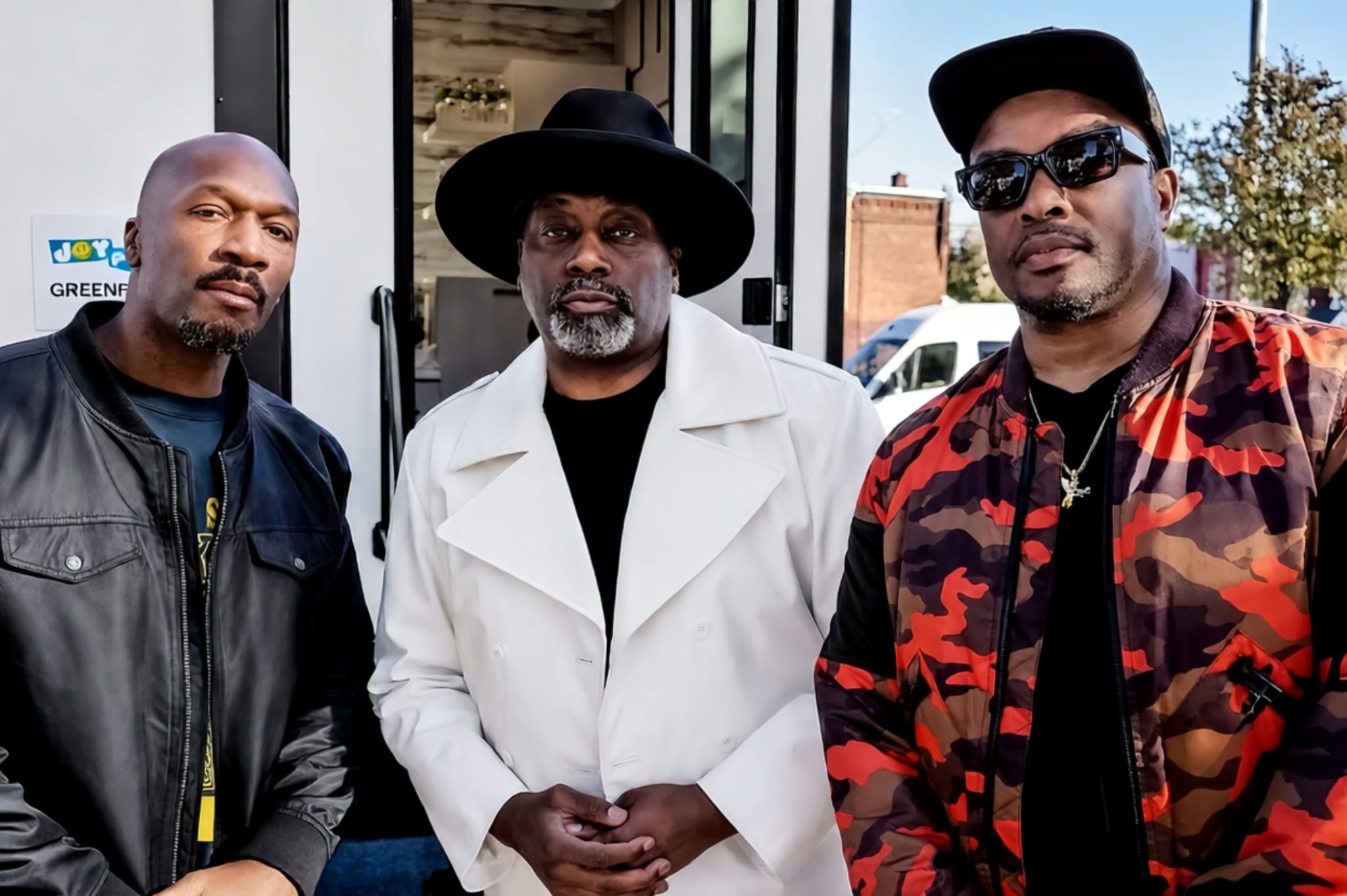 Chris Brown, Big Daddy Kane and Chuck Jigsaw Creekmur 