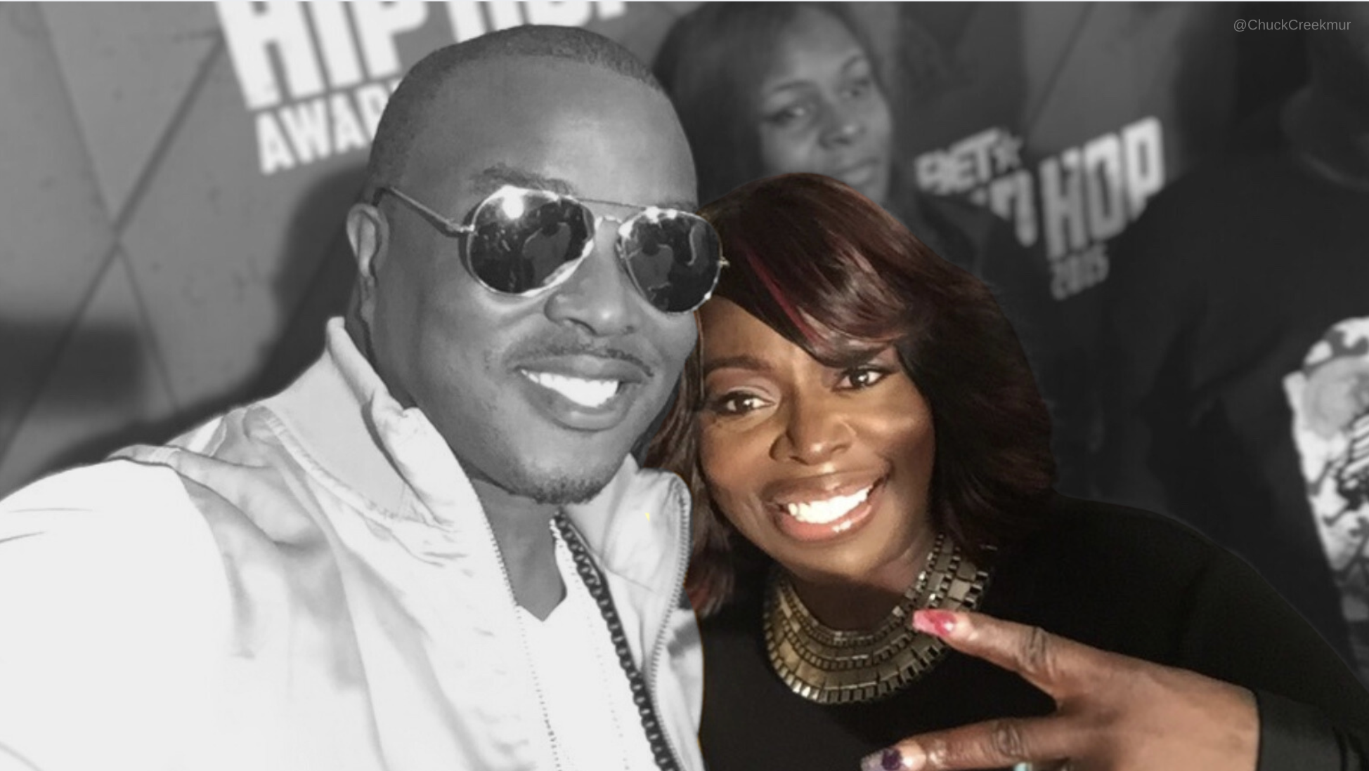 Angie Stone and Chuck 