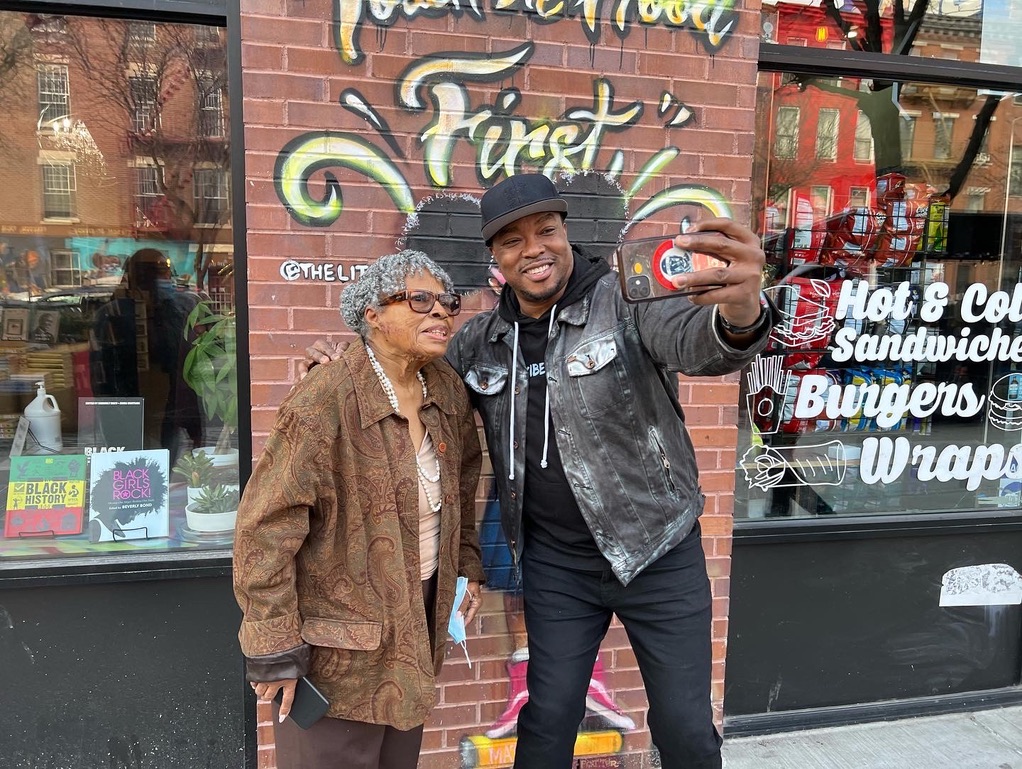 Chuck Jigsaw Creekmur and Dr. Opal Lee, the Mother of Juneteenth 