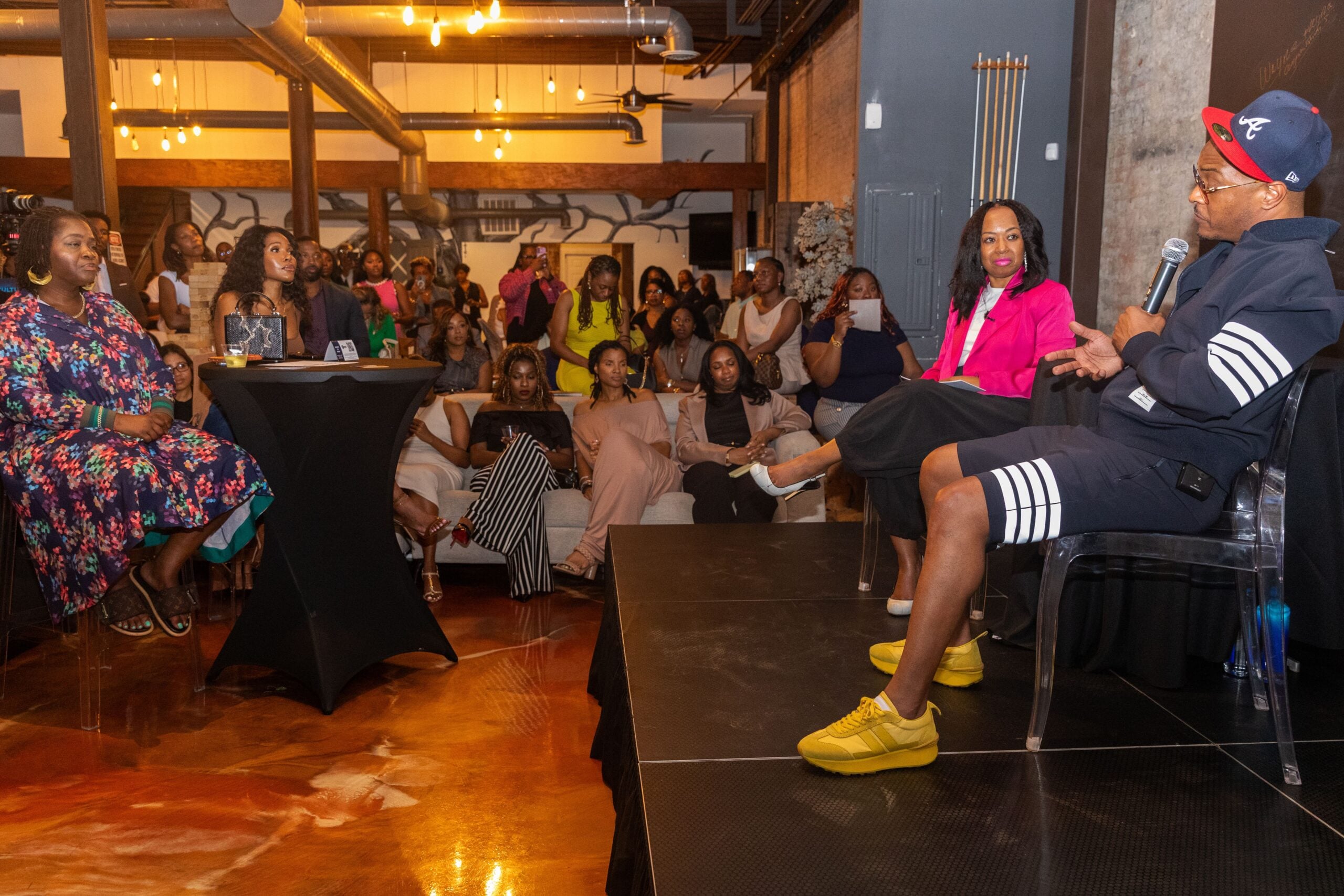 T.I. speaking at BESLA