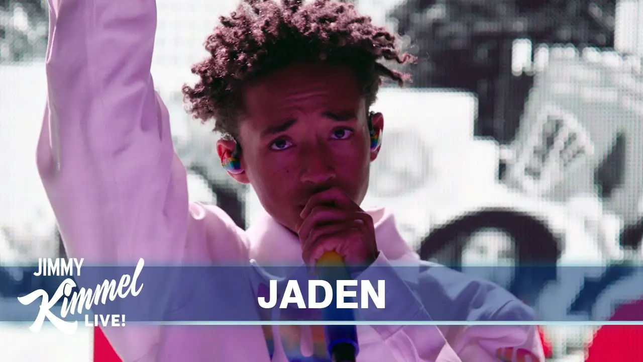 Jimmy Kimmel Live on X: Backstage at #Kimmel with @Jaden Smith #ERYS   / X