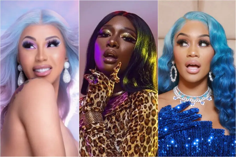 Cardi B, Megan Thee Stallion & Saweetie Nominated For Top Female Rap ...