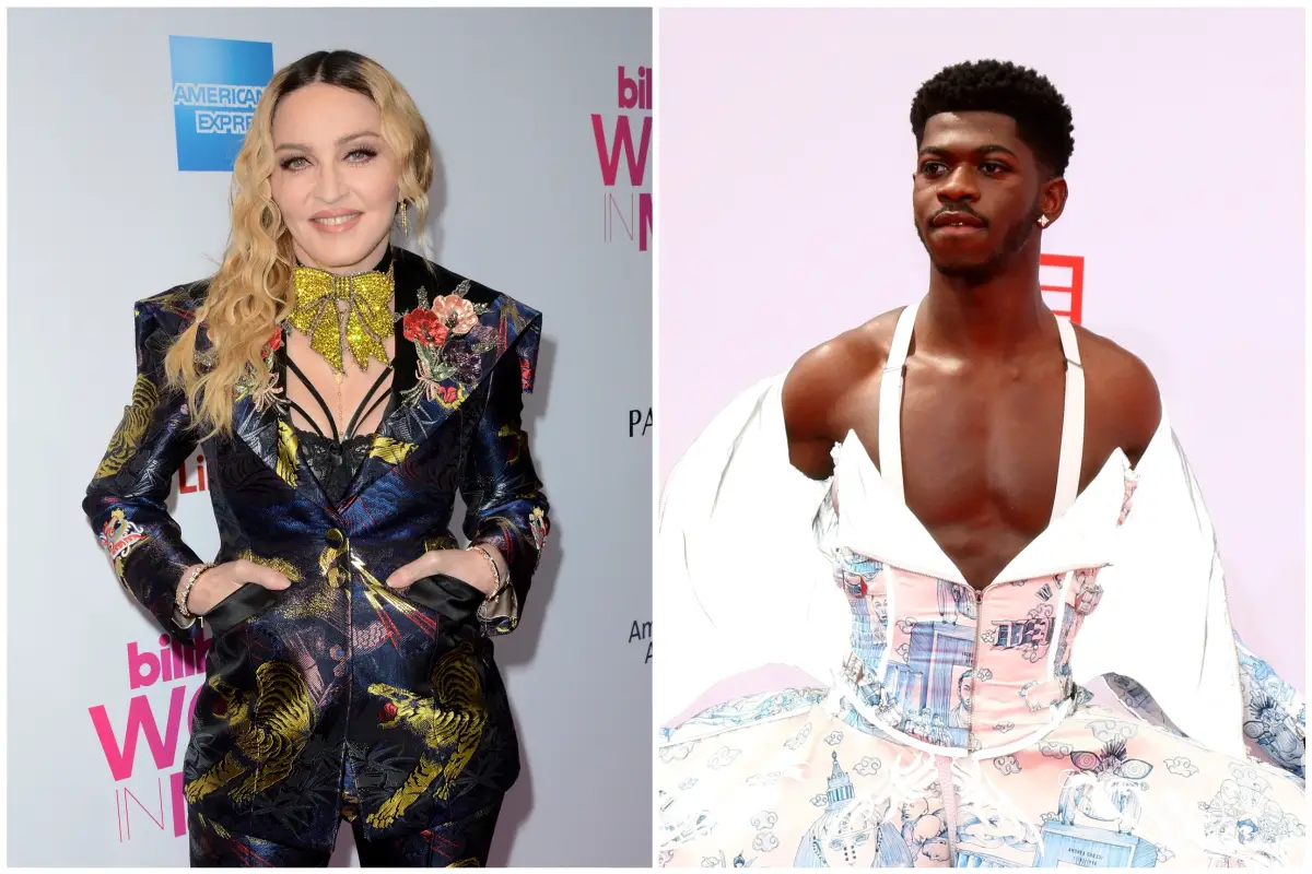 Madonna Compares Kissing Britney Spears To Lil Nas X Kissing Male Dancer At Bet Awards Allhiphop 9525