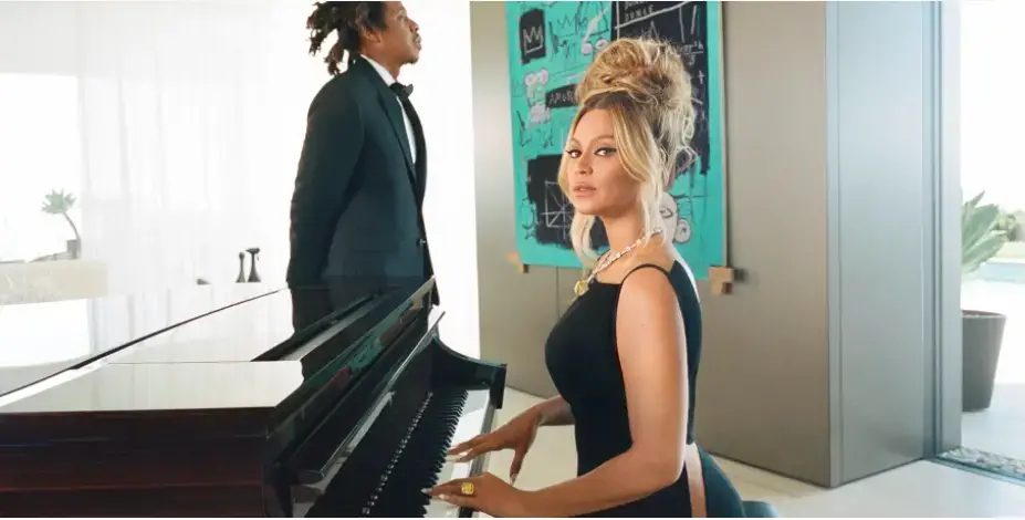Beyoncé and JAY-Z (The Carters)for the Tiffany & Co. fall 2021 ABOUT LOVE campaign