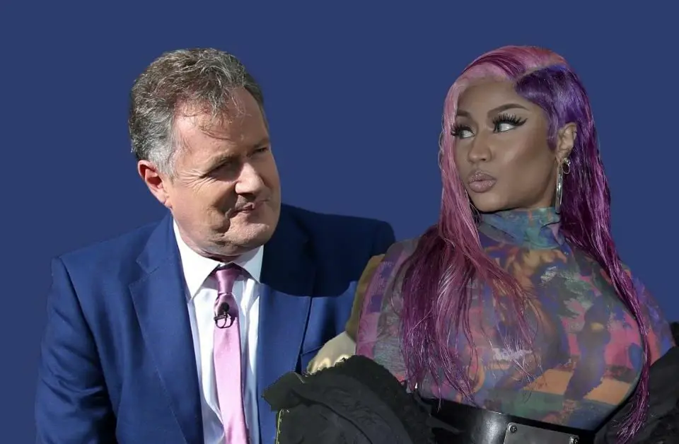 Piers Morgan and Nicki Minaj