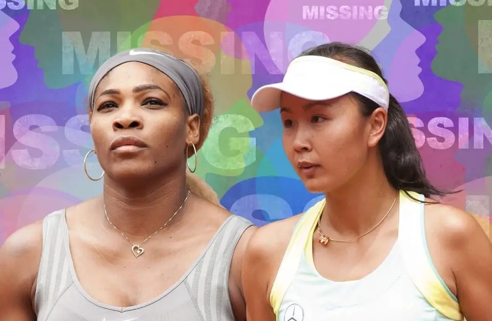 Serena Williams and Peng Shuai