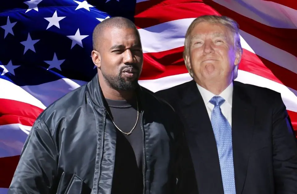 Kanye West and Donald Trump