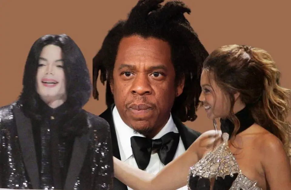 Michael Jackson, Jay-Z and Beyonce
