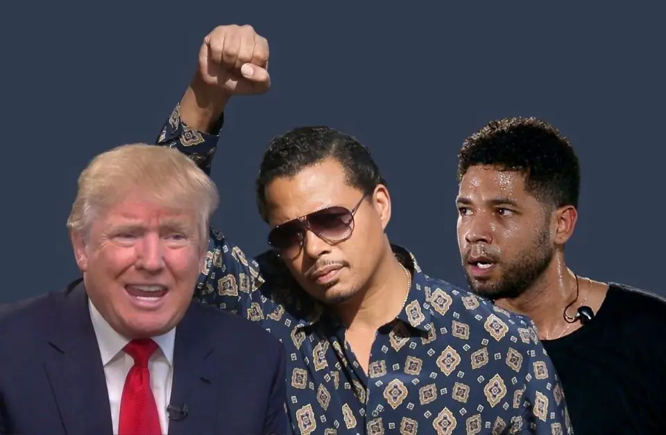 donald trump, terrence howard and jussie smollett
