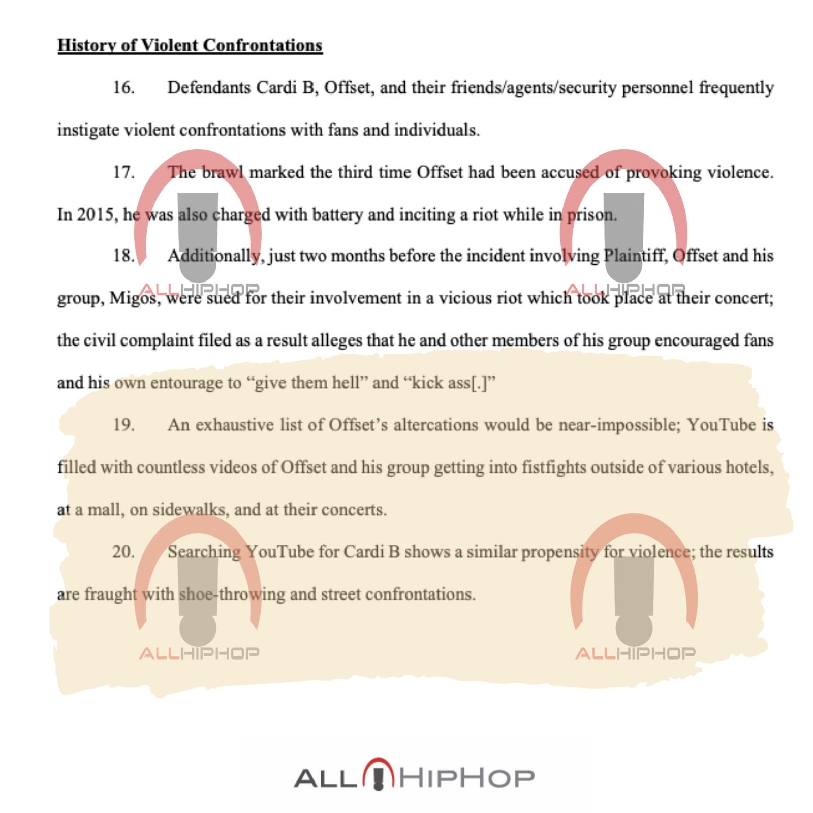 Get The Scoop: Woman Sues Cardi B Over That Mic Throw - vv134k2