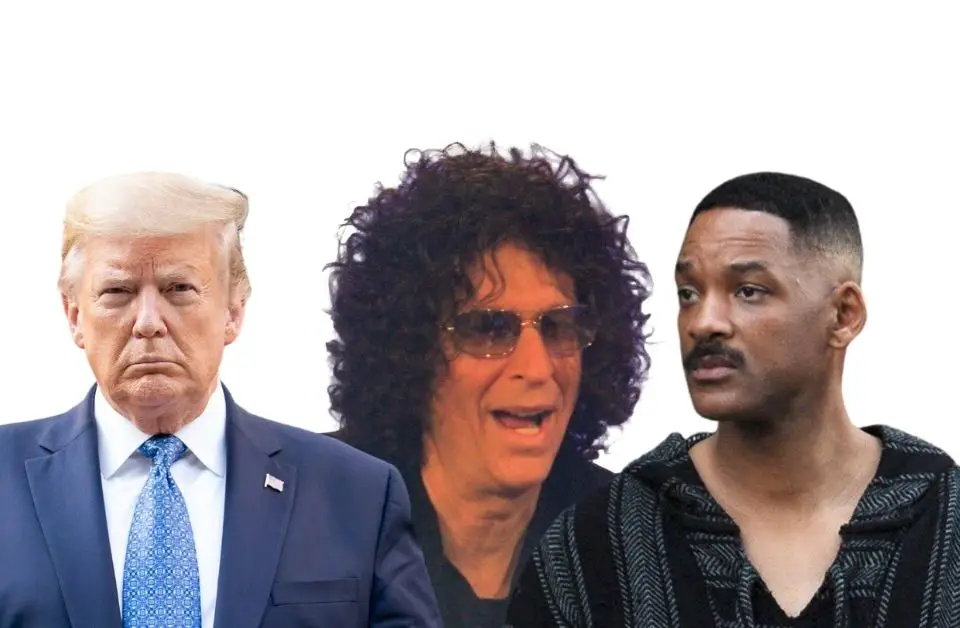 Donald Trump, Howard Stern and Will Smith