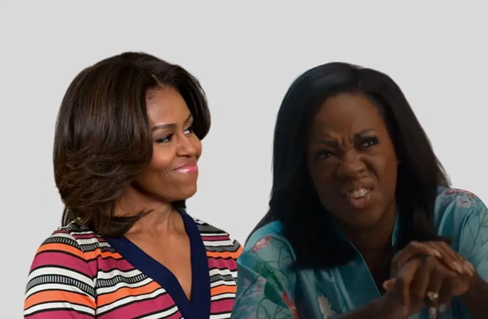 Michelle Obama and Viola Davis