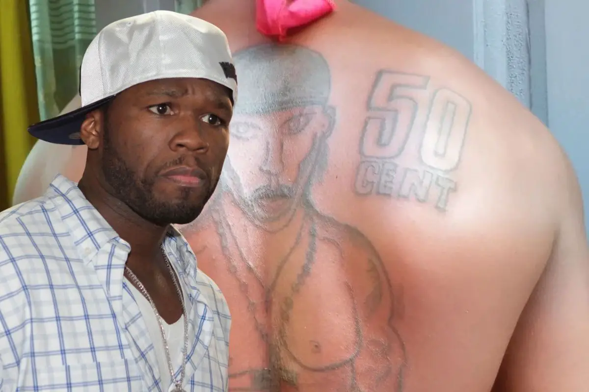 50 Cent Clowns African Rapper Who Got Massive Back Tattoo Of His Face