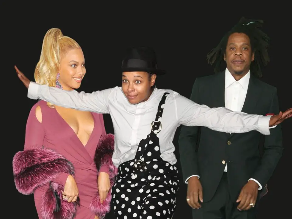 Beyonce, Chaunte Wayans and Jay-Z