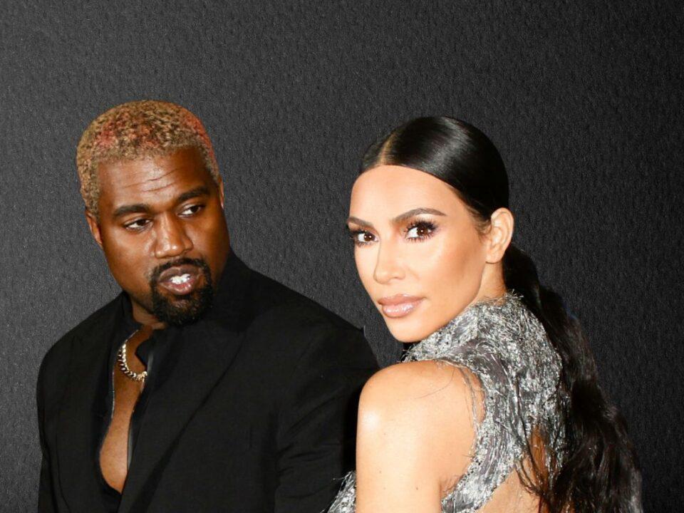 Kanye West and Kim Kardashian