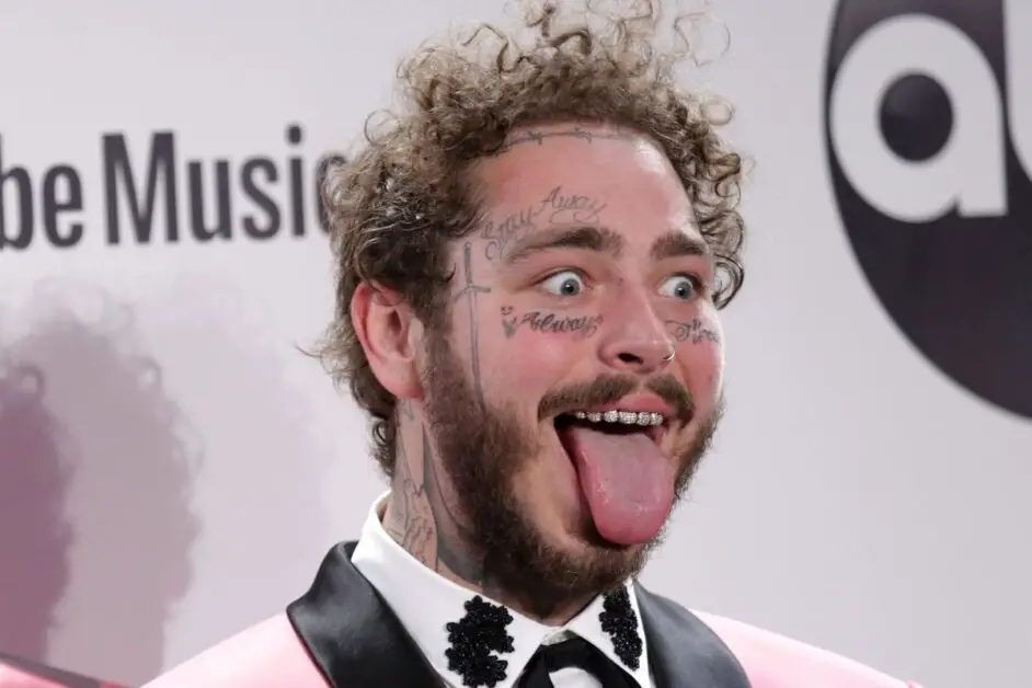 Post Malone Gets Daughter S Initials Tattooed On His Forehead Allhiphop