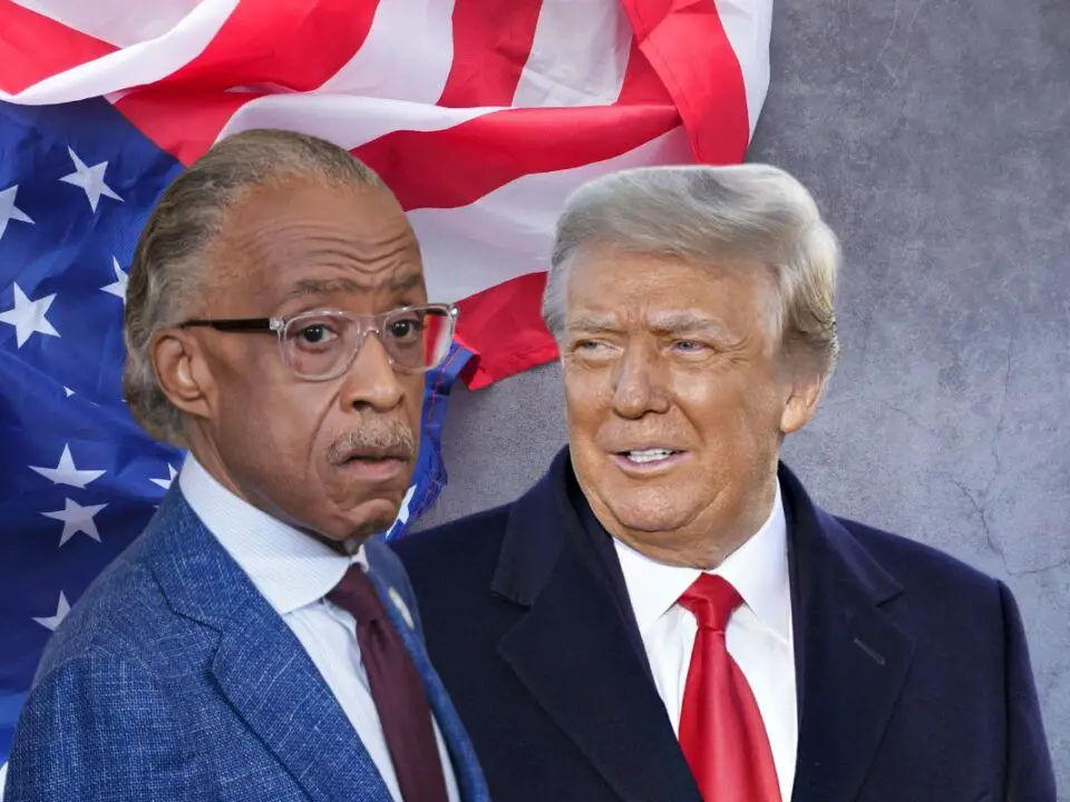 Reverend Al Sharpton and Donald Trump