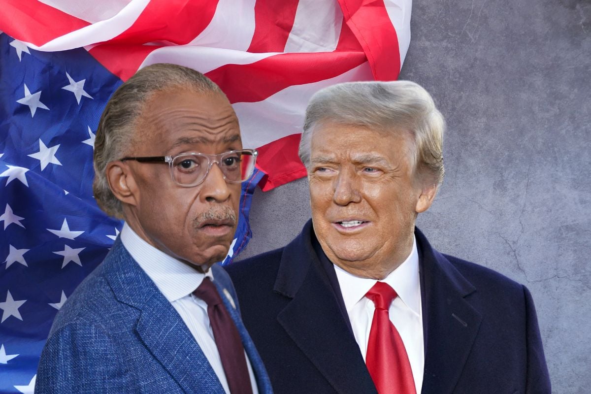 Reverend Al Sharpton and Donald Trump