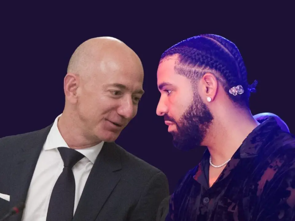 Jeff Bezos and Drake