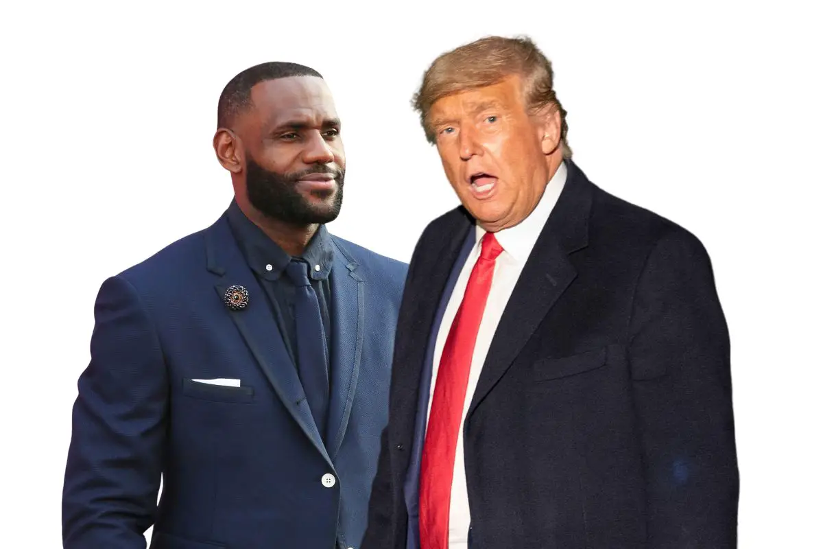 LeBron James and Donald Trump