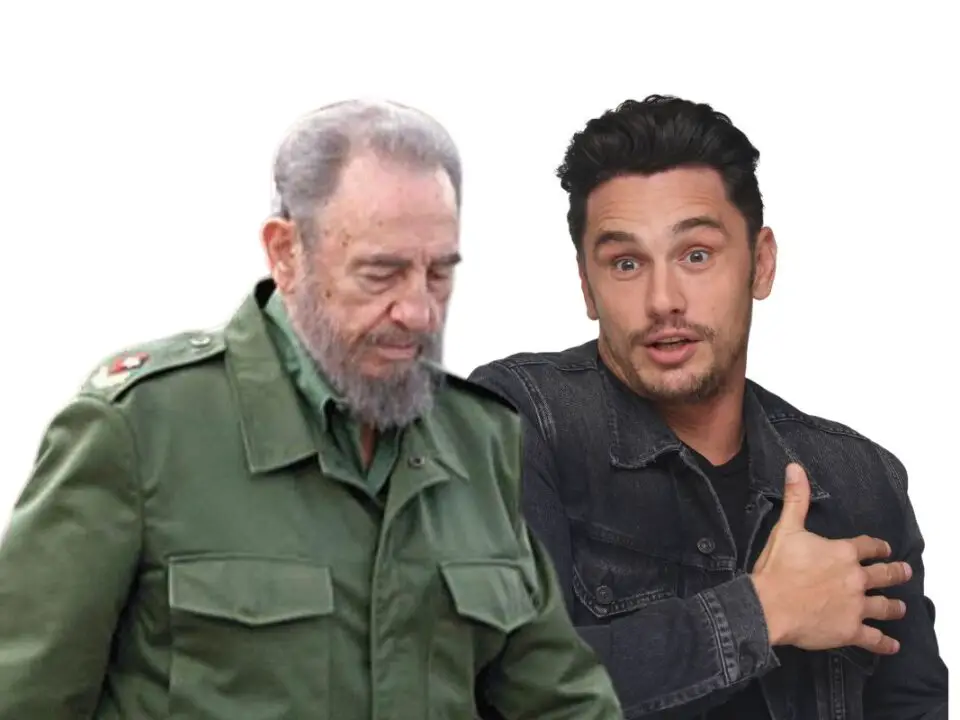 Fidel Castro and James Franco