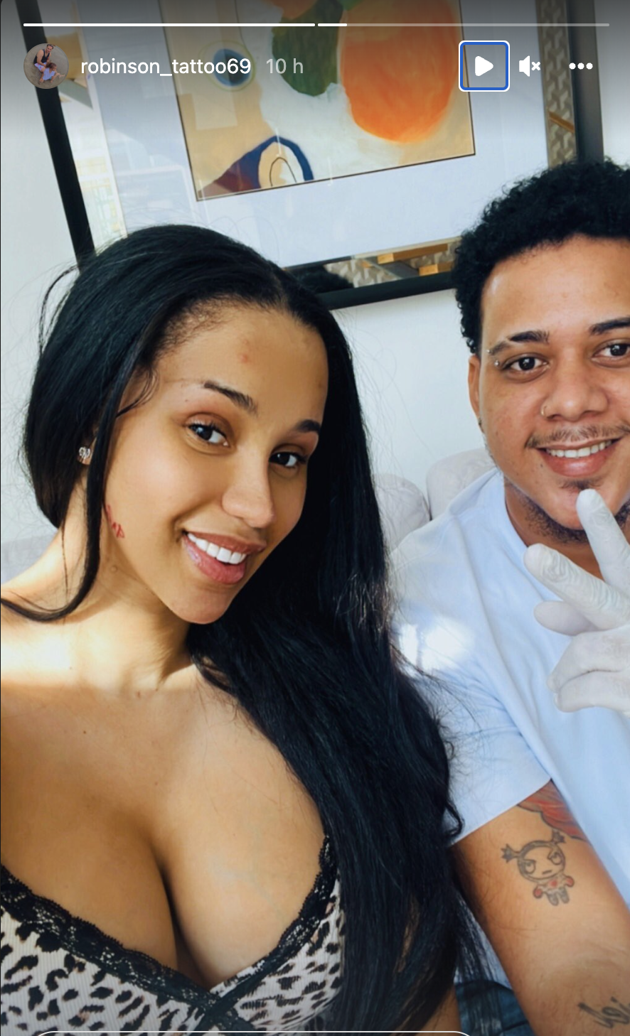 Did Cardi B Finally Get The Face Tattoo She Wanted Since A Teenager? - AllHipHop