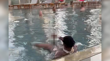 Antonio Brown Exposes Himself to Woman in Dubai Pool