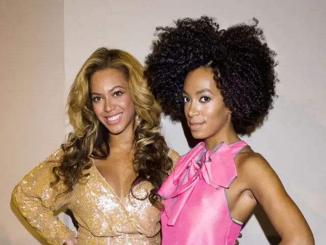 Beyonce and Solange Knowles