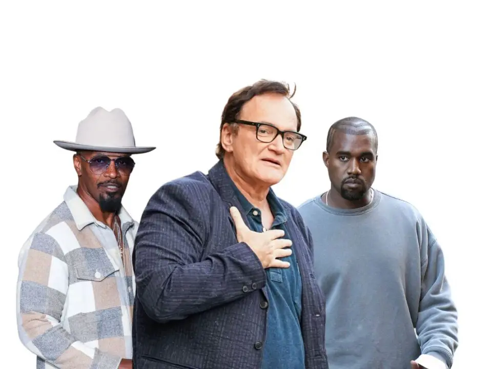 Jamie Foxx, Quentin Tarantino and Kanye West