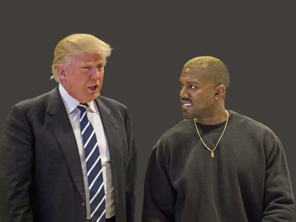 Kanye West and President Trump