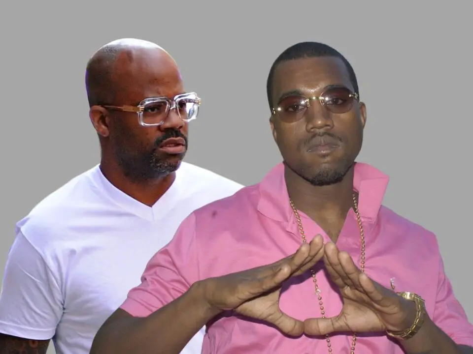 Damon Dash and Kanye West