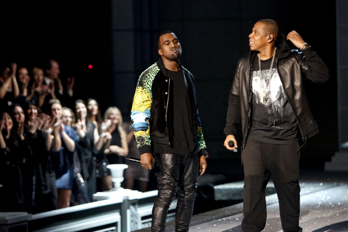 Celebrities: Jay-Z wearing Louis Vuitton x Kanye West – Don