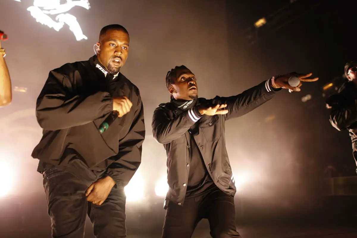 Kanye West and Pusha T