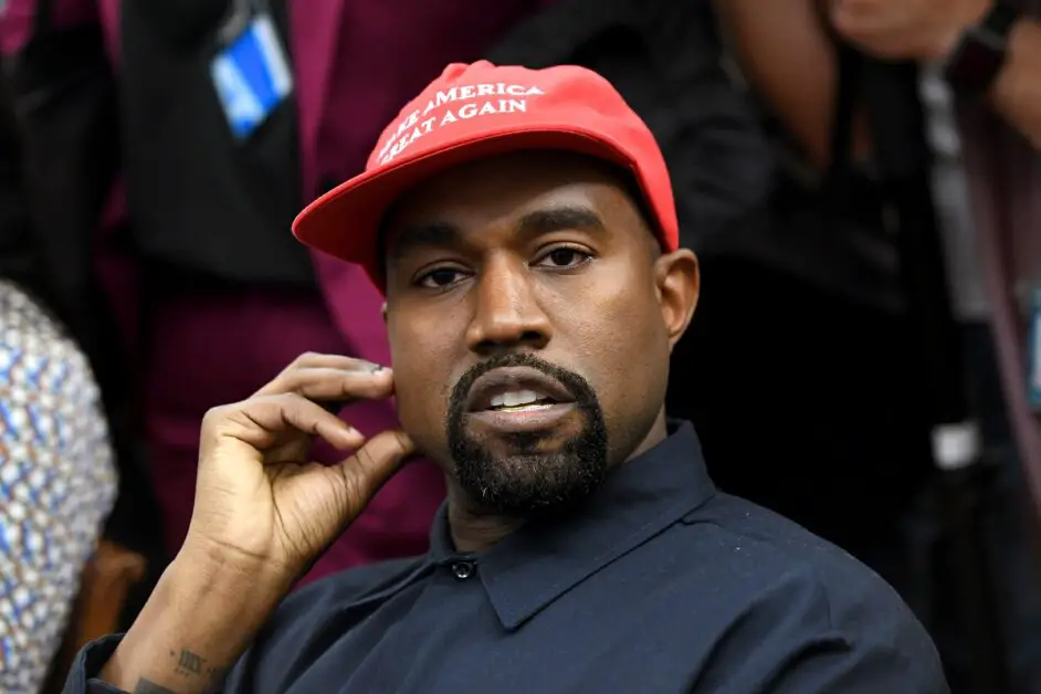 Kanye West & Wife Bianca Censori Mobbed By MAGA During Beverly Hills Trump Rally