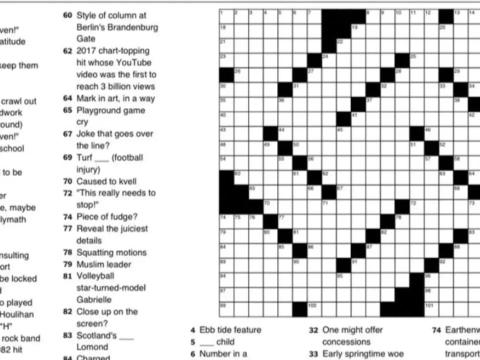 New York Times Crossword Puzzle