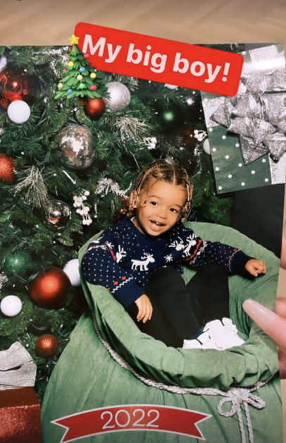 Iggy Azalea celebrates Christmas with her and Playboi Carti's son Onyx.