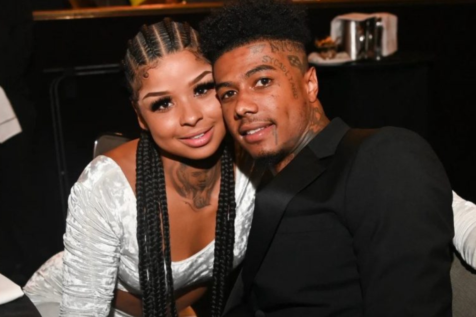 Chrisean Rock Tattoos Large Blueface Portrait On Her Face