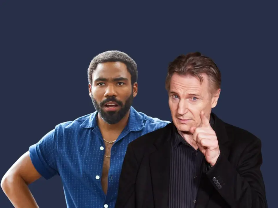Donald Glover and Liam Neeson