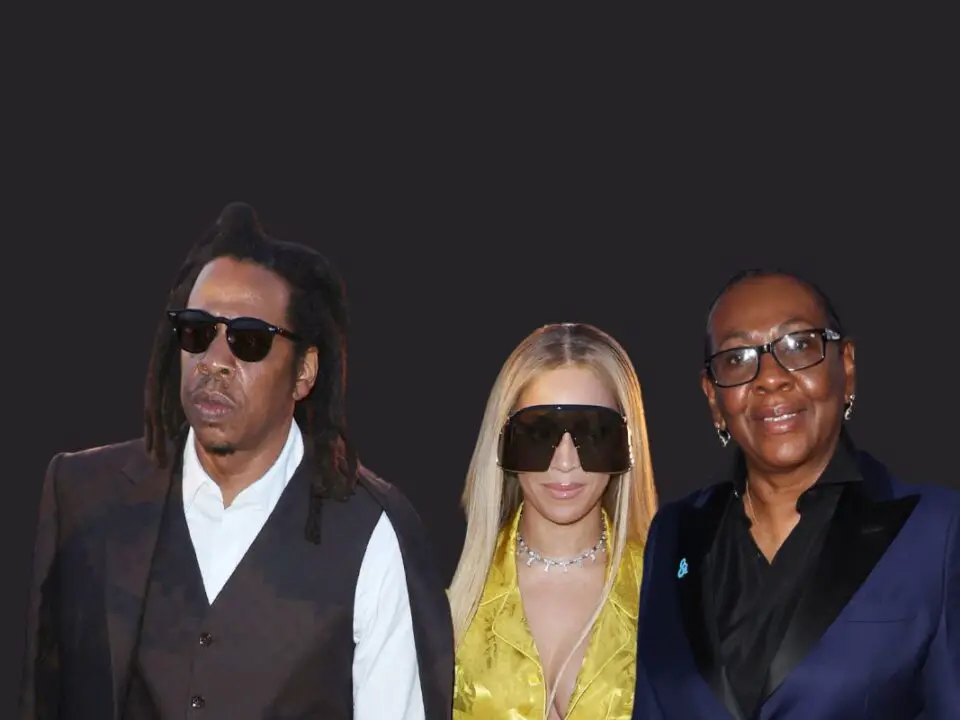 Jay-Z, Gloria Carter and Beyonce