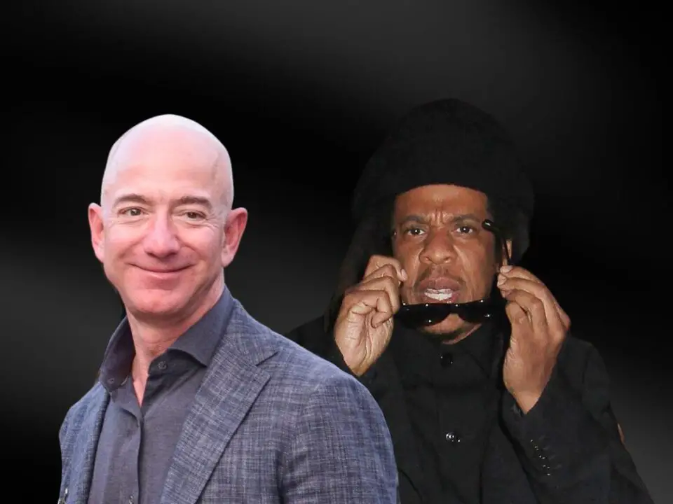Jeff Bezos and Jay-Z