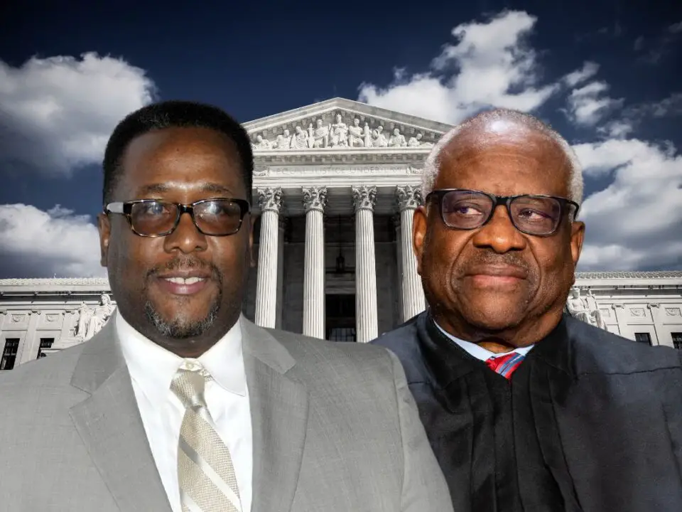 Wendell Pierce and Justice Clarence Thomas