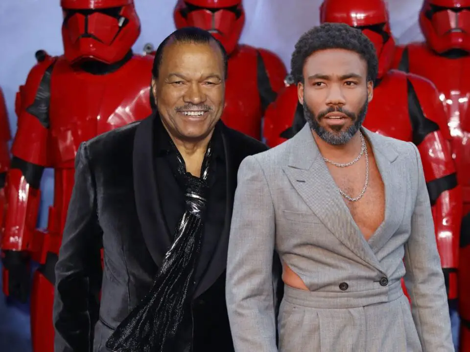 Donald Glover and Billy Dee Williams