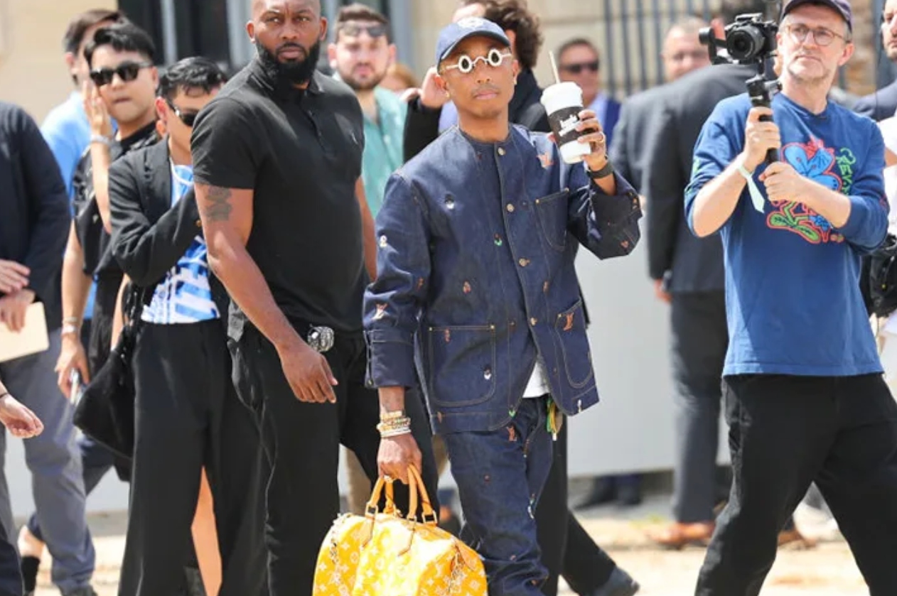 Pharrell Williams Blasted By PETA Over $1M Louis Vuitton Bag Made Of Alligator Skin #PharrellWilliams