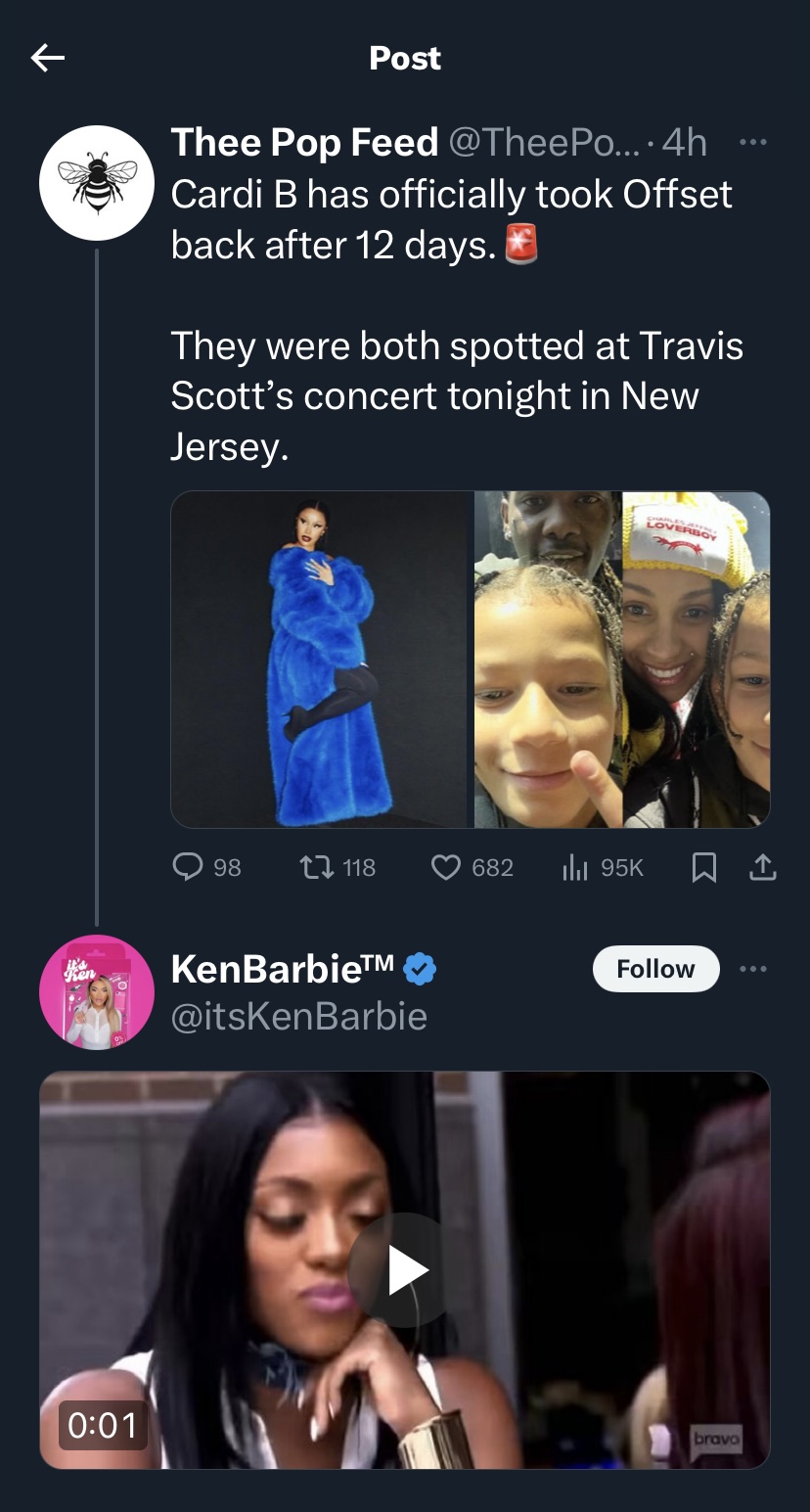 Cardi B Reacts To Rumors She Reconciled With Offset