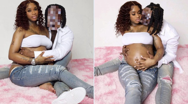 SEXYY RED POSES WITH HER BABY DADDY IN MATERNITY SHOOT: 'WHO IS HE?