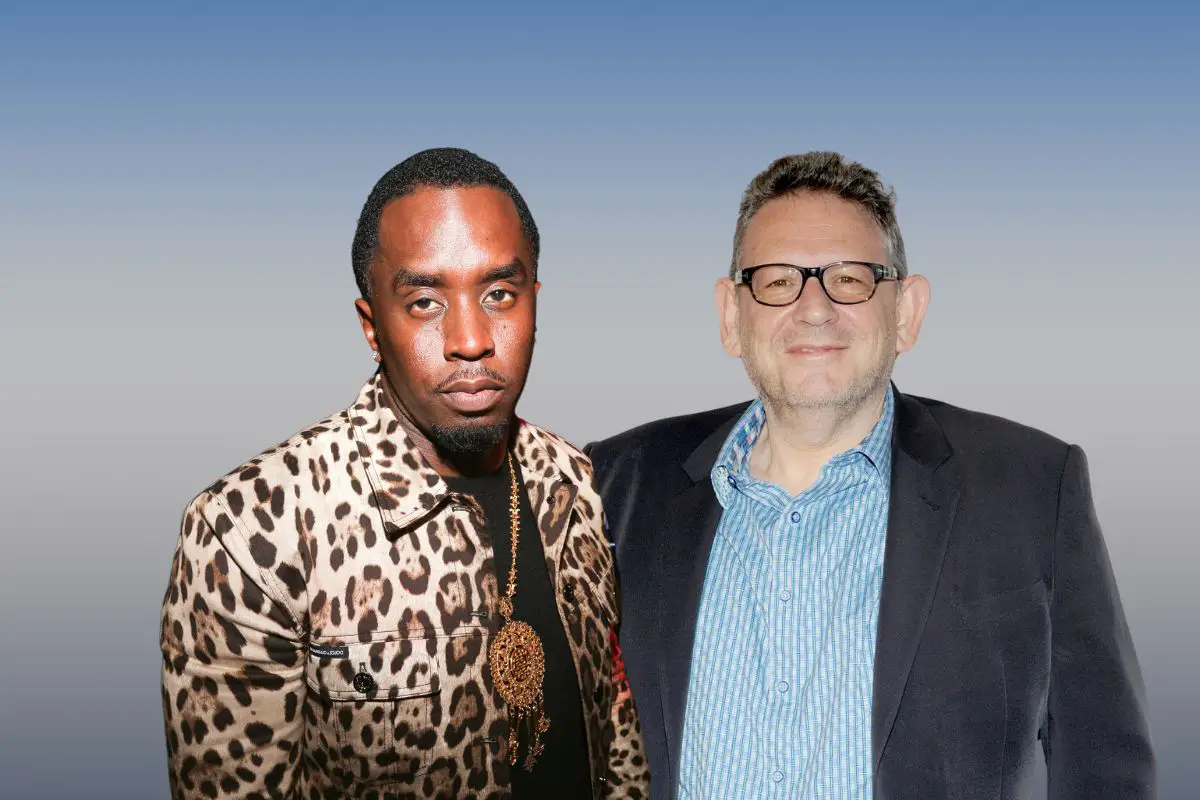 Diddy and Sir Lucian Grainge
