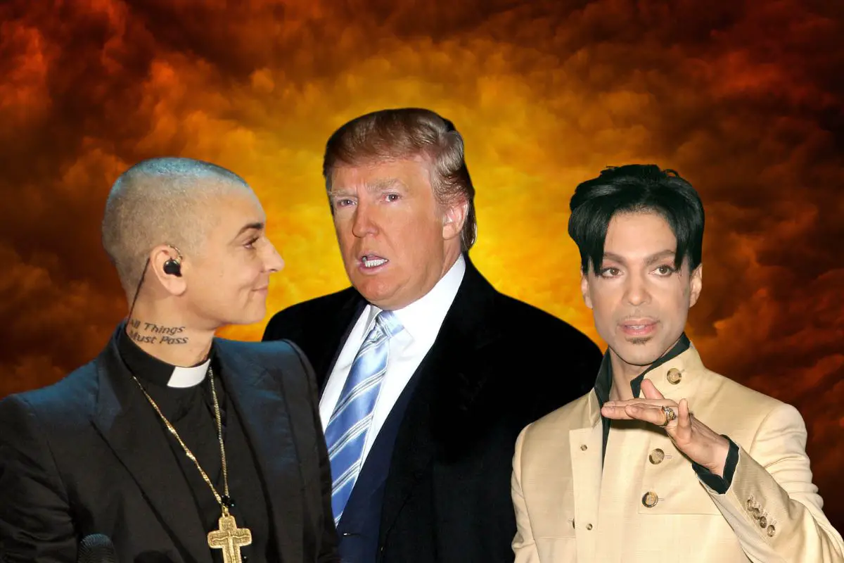Sinead O'Connor, Donald Trump and Prince