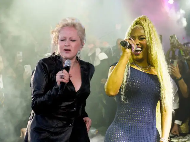 Cyndi Lauper and Nicki Minaj