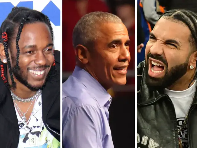 Kendrick Lamar Drake Barack Obama